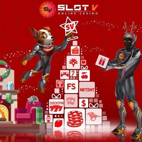 Лотерея «Christmas Planet» в SlotV casino